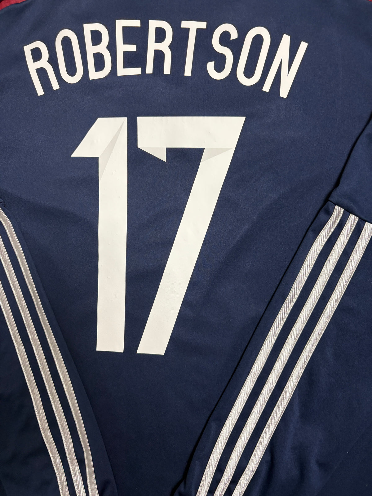 Authentic Robertson #17 Scotland 2014-15 home Football