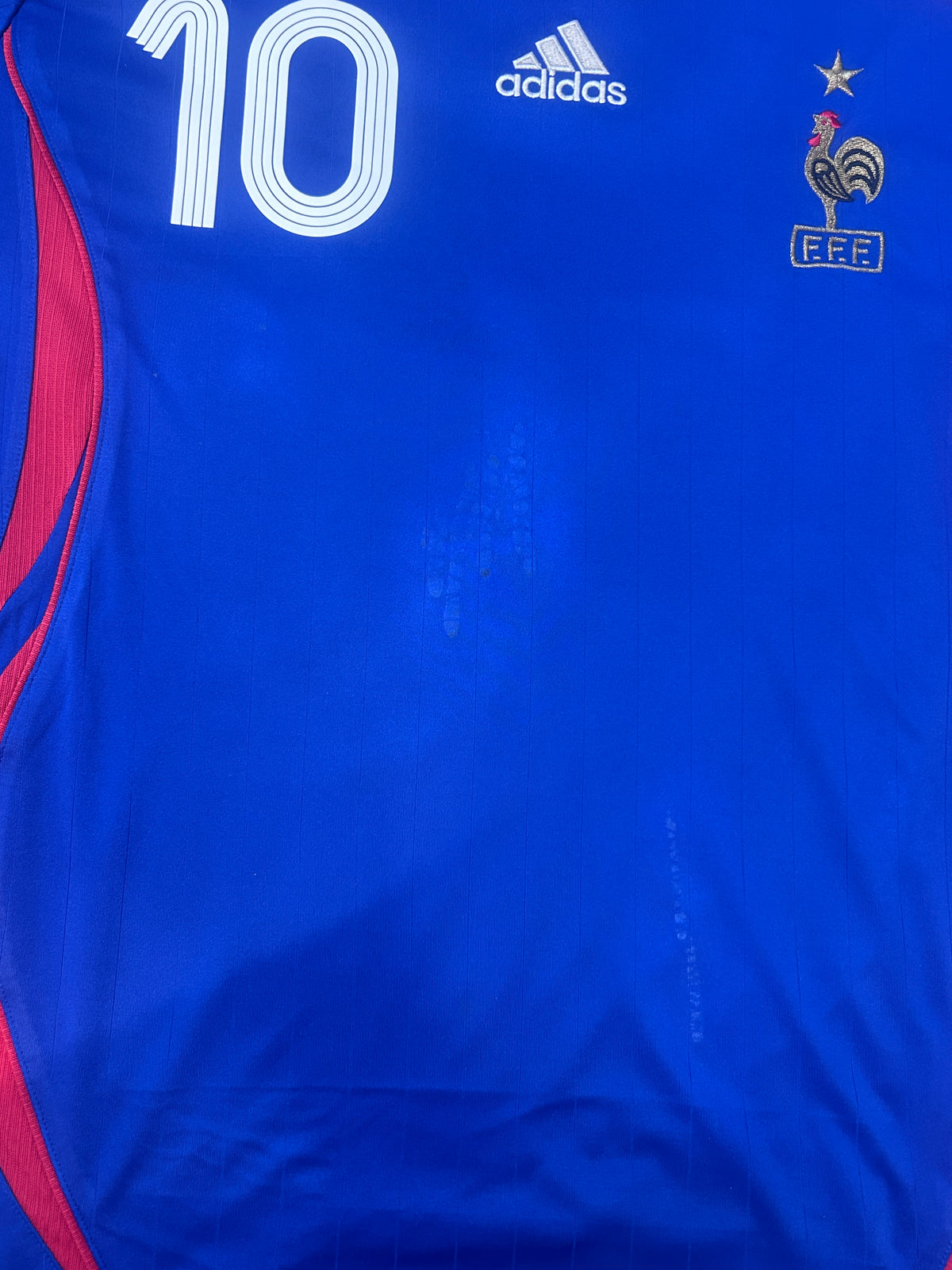 Authentic Zidane #10 France 2006-07  Home Football
