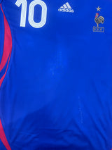 Authentic Zidane #10 France 2006-07  Home Football