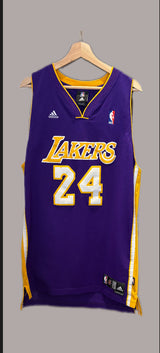 Vintage NBA Kobe Bryant #24 Los Angeles Lakers purple