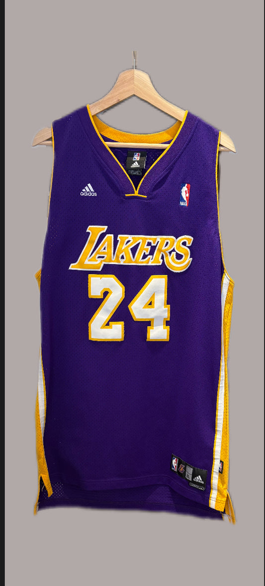Vintage NBA Kobe Bryant #24 Los Angeles Lakers purple