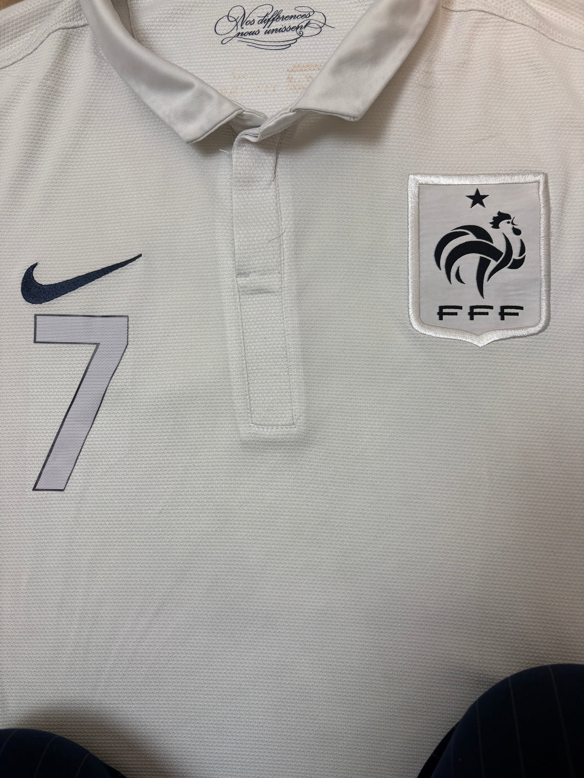 Authentic Ribery #7 France 2012-13 Away Football
