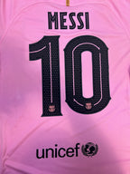 Authentic Messi #10 FC Barcelona 2020-21 Third Football