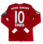 Maillot de foot domicile authentique Robben #10 Bayern Munich 2016-17 manches longues