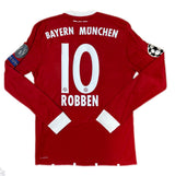 Authentic Robben #10 Bayern Munich 2016-17 Home Football L/S