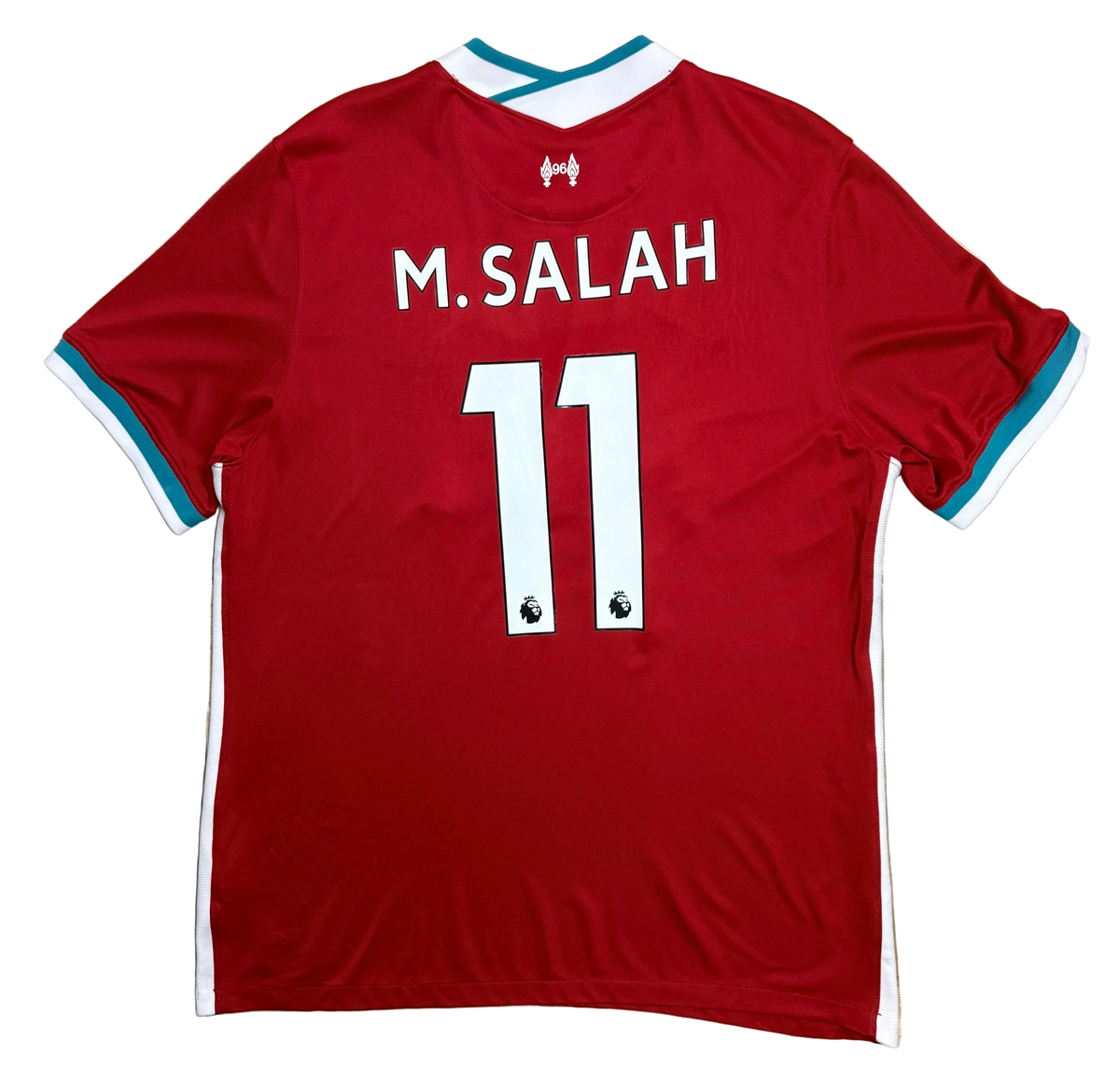 Authentic M. Salah #11 Liverpool 2020-21 Home