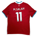 Authentic M. Salah #11 Liverpool 2020-21 Home