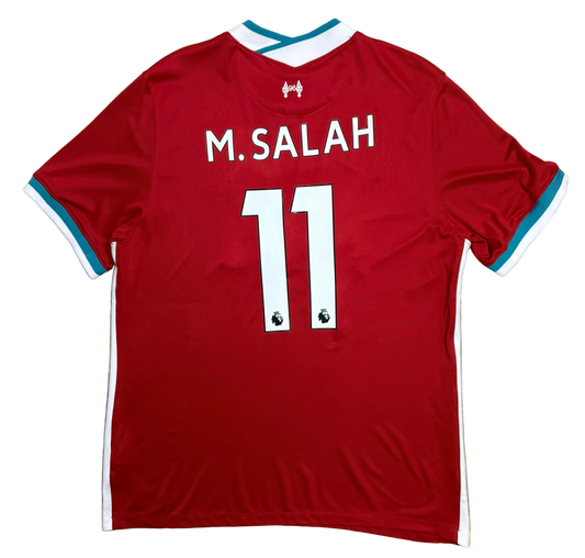 Authentic M. Salah #11 Liverpool 2020-21 Home