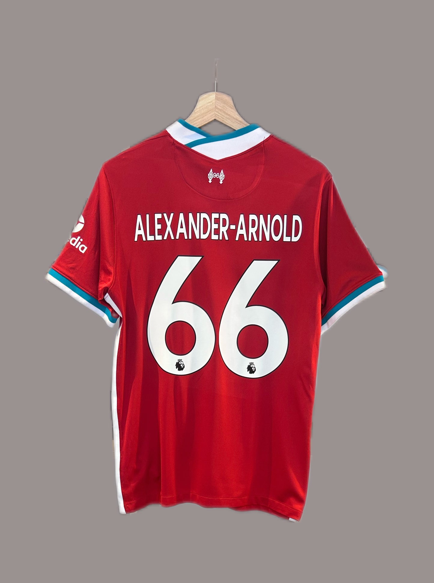 Vintage Alexander-Arnold #66 Liverpool 2020/21 Home Football T-Shirt