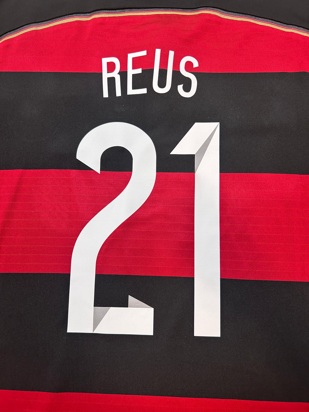 Authentic Reus #21 Germany 2014-15 Away Football
