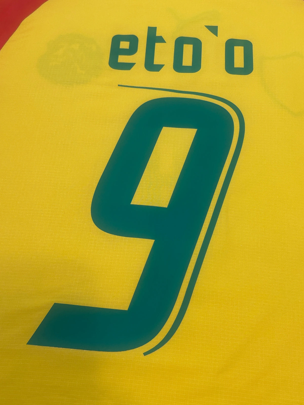 Authentic Eto’o #9 Cameroon 2006-08 Away Football