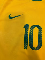 Authentic Ronaldinho #10 Brazil 2010-11 Home football