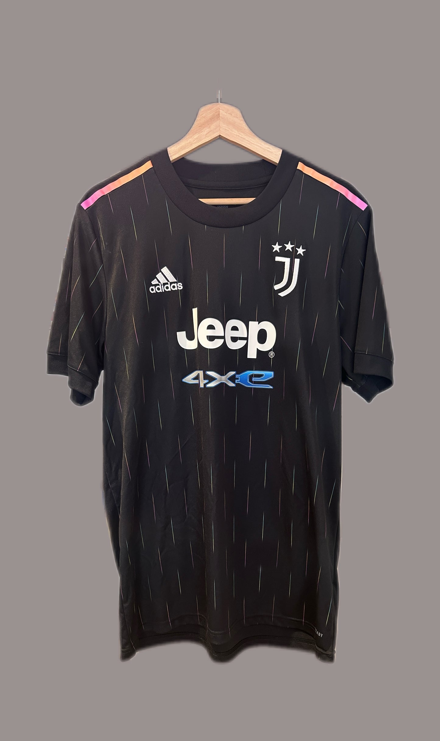 Authentic Ronaldo #7 Juventus 2021-22 Away Football T-Shirt