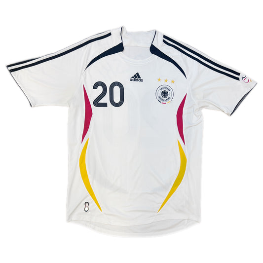 Authentic Podolski #20 Germany 2006-07 Home Football