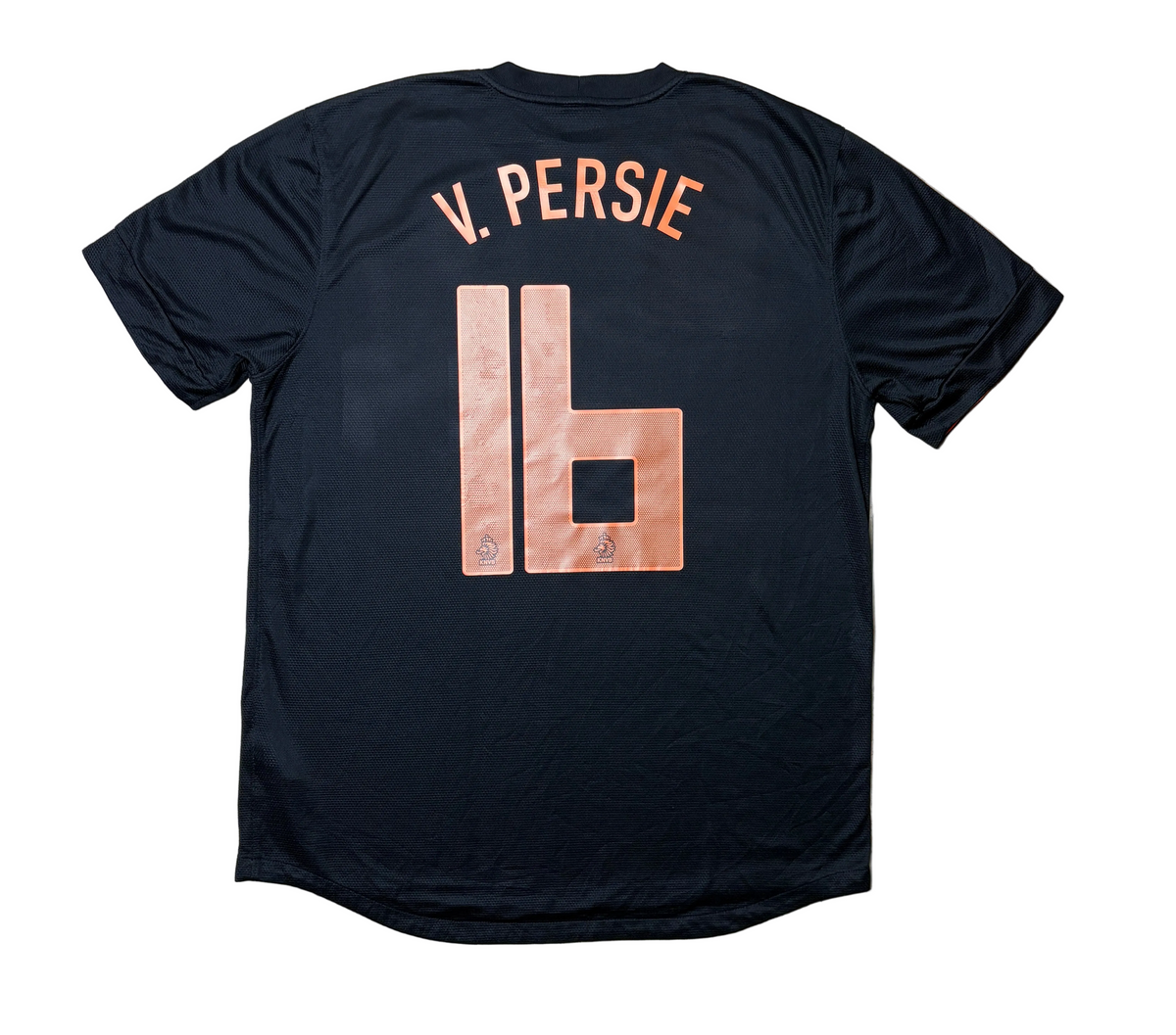 Authentic V.Persie #16 Netherlands 2012-13 Away Football