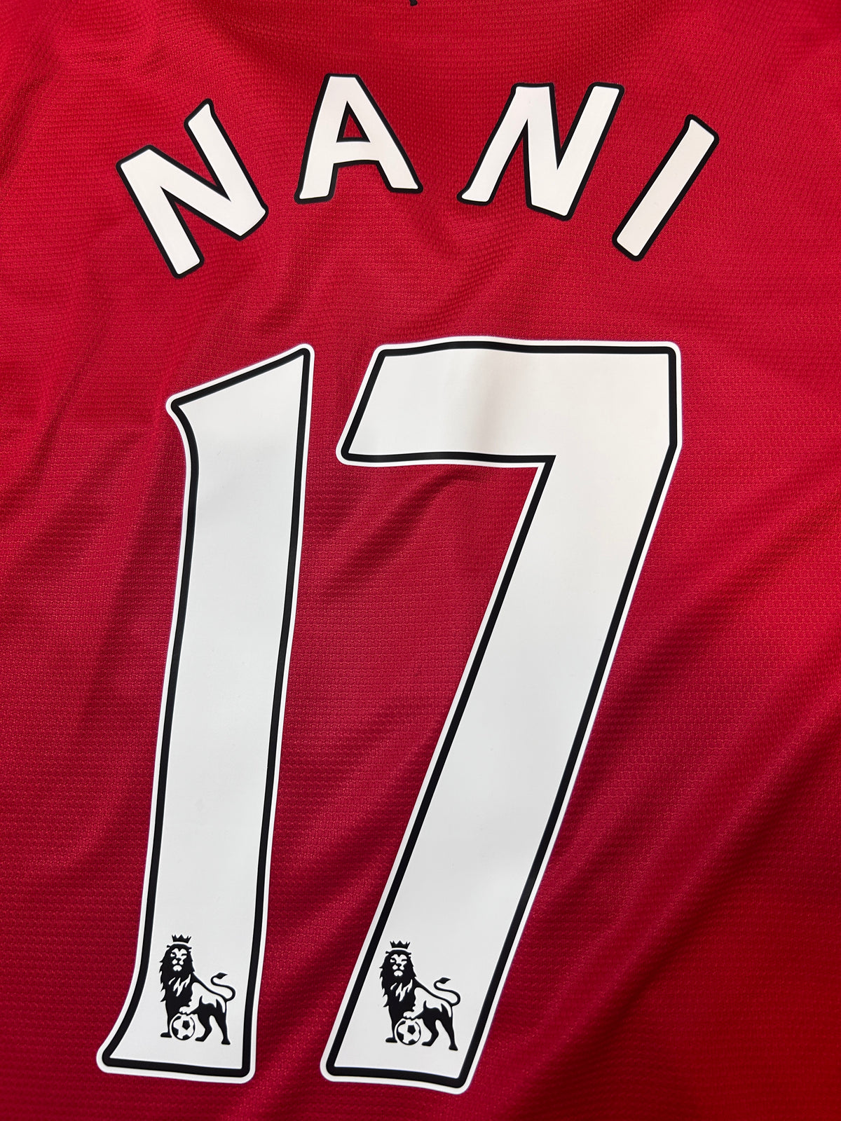 Authentic Nani #17 Manchester United 2013-14 Home Football