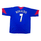 Maillot de football Ronaldo #7 Manchester United 2005-07 authentique, troisième maillot