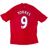 Authentic Torres #9 Liverpool 2008-09 Home Football