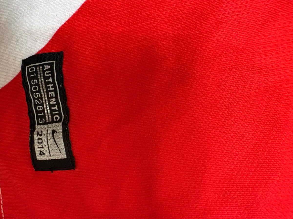 Authentic Bernardo #15 AS Monaco 2014-15 Home Football