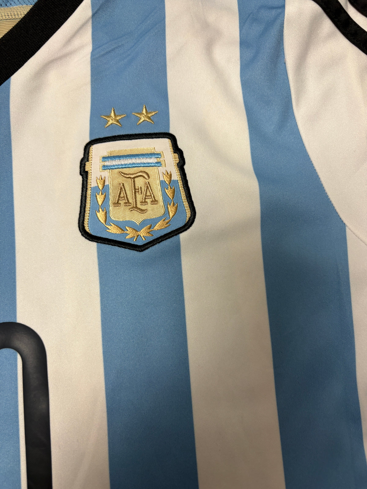 Authentic #10 Messi Argentina 2013-14 Home Football