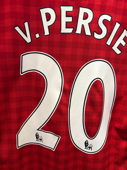 Vintage #20 V. Persie Nike 2012-13 Manchester United home football shirt