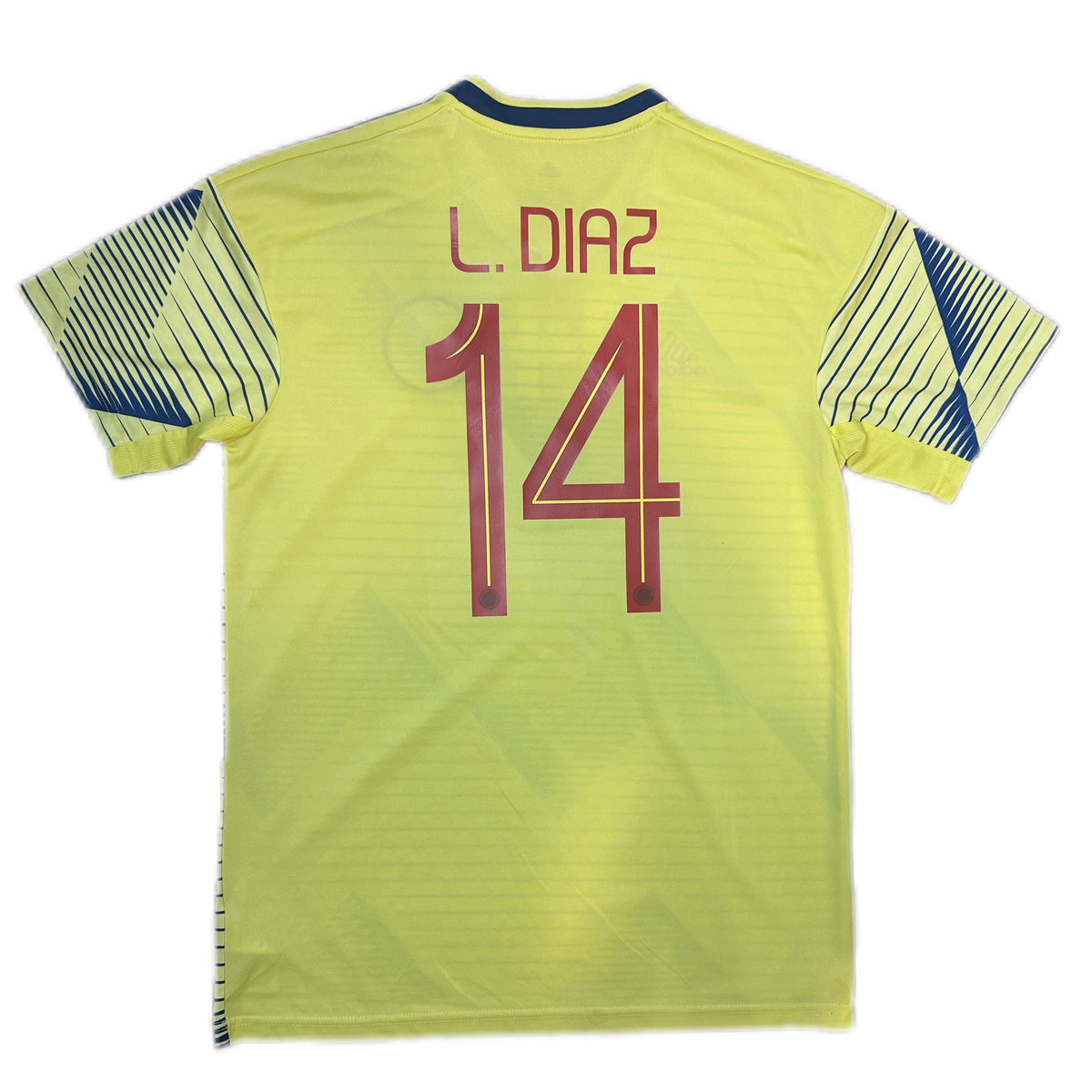 Authentic L.Diaz #14 Columbia 2019-20 Home Football