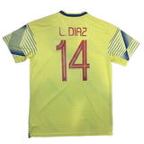 Authentic L.Diaz #14 Columbia 2019-20 Home Football