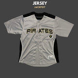 Vintage Pittsburgh Pirates Baseball Shirt Grey/Black/Yellow Men‰۪s M