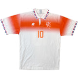 Authentic Bergkamp #10 Netherlands 1996 Away Football