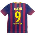 Authentique maillot domicile Alexis #9 Barcelone 2013-14