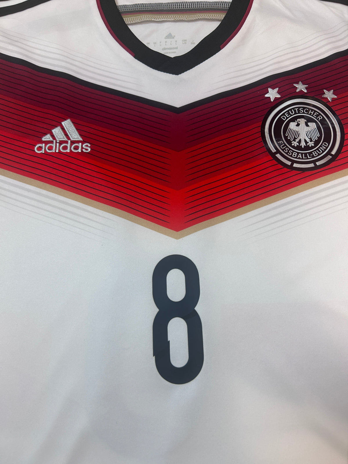 Authentic Ozil #8 Germany 2014-15 Home Football