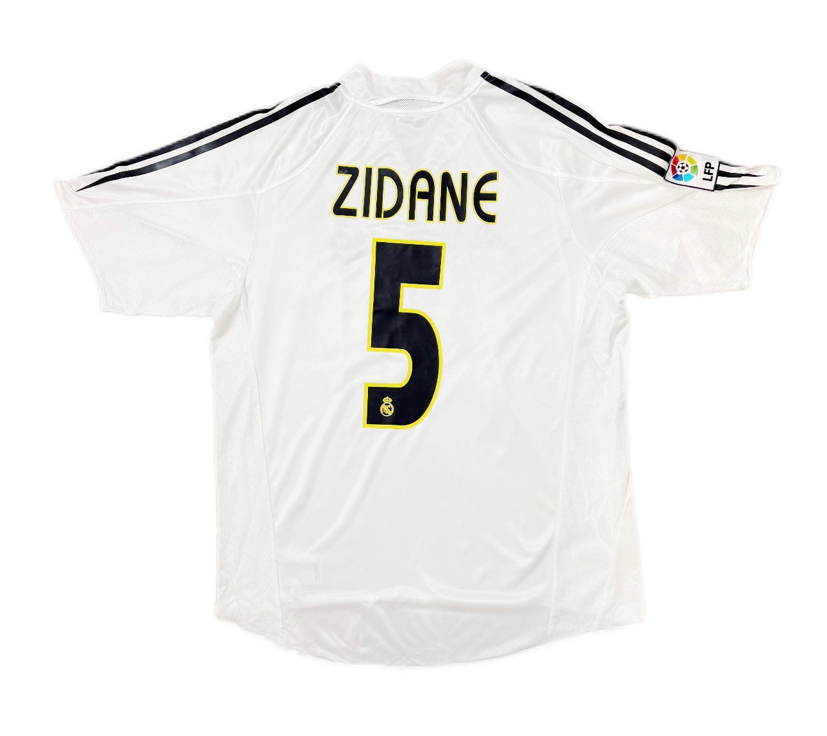 Authentic Zidane #5 Real Madrid 2004/05 home Football
