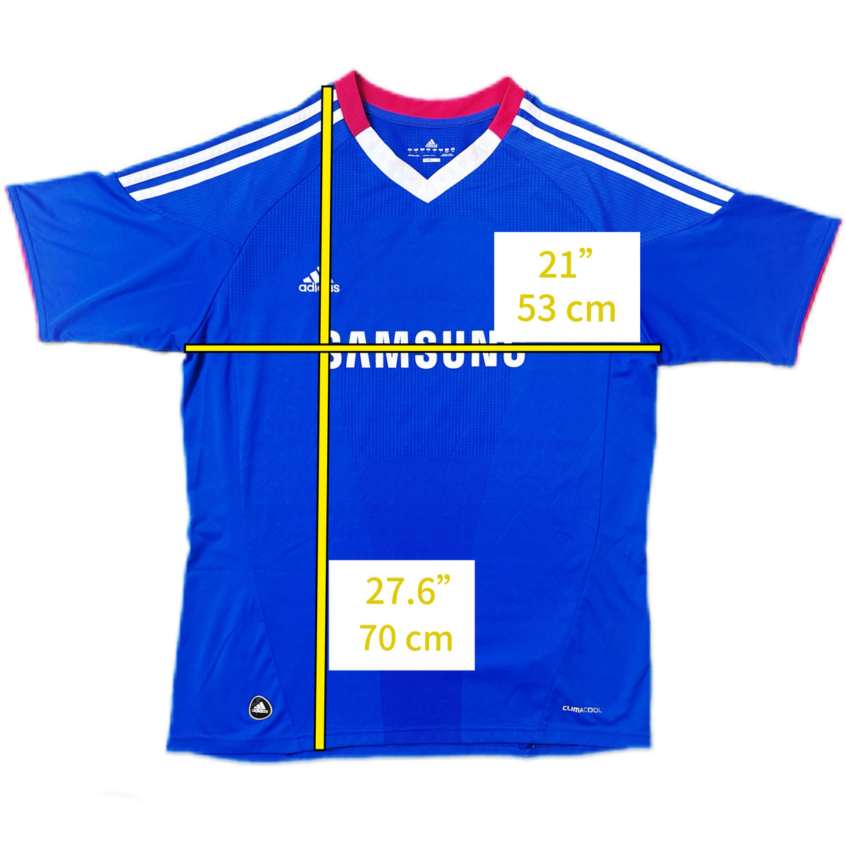 Authentic Drogba #11 Chelsea 2010-11 Home Football