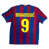 Authentic Ibrahimovic Barcelona 2009-10 Home Football