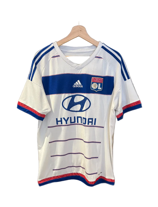 Authentic Lacazette #10 Olympique Lyon 2015-16 Home Football