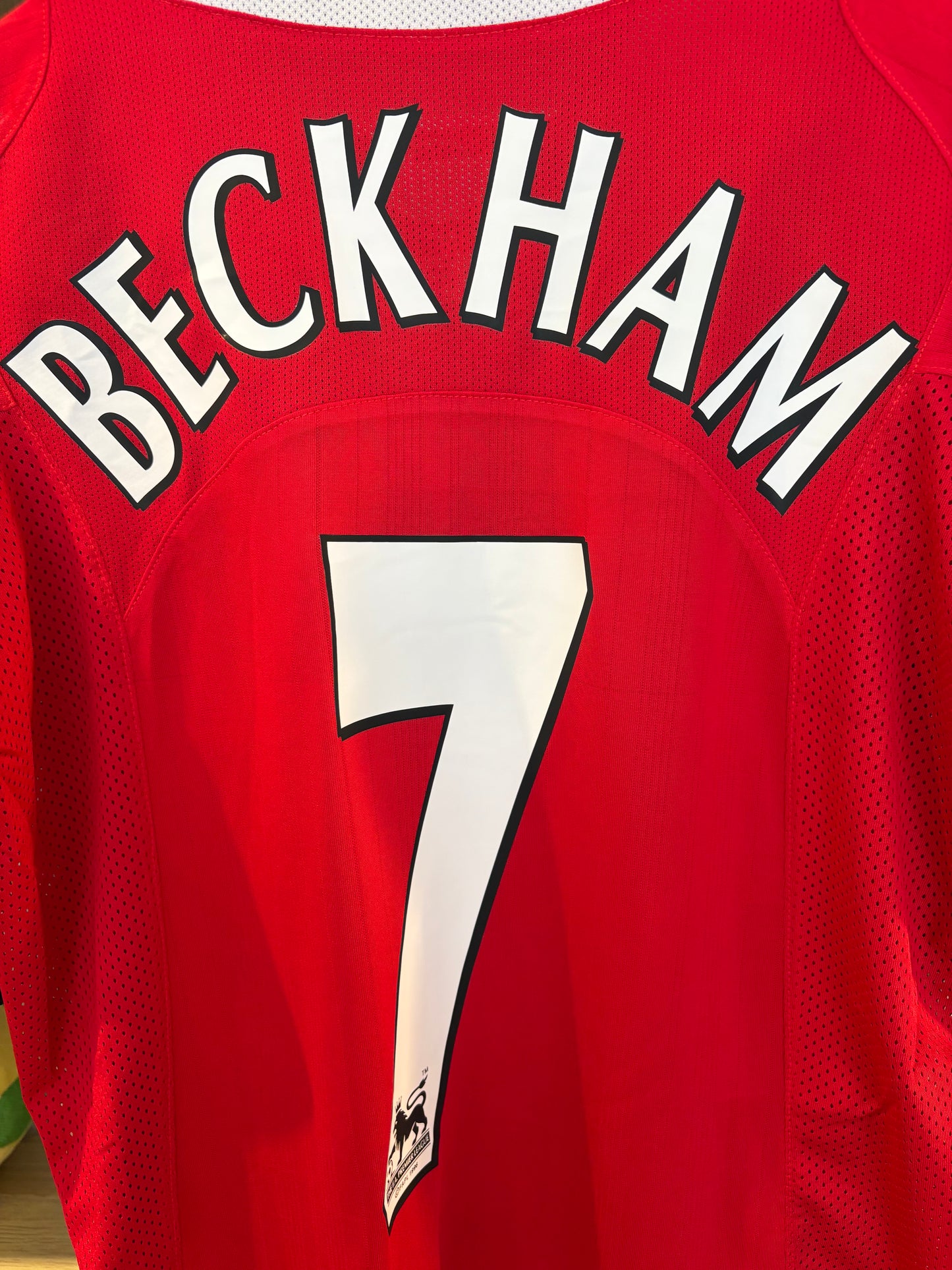 Vintage #7 Beckham Manchester United 2004 Home football shirt
