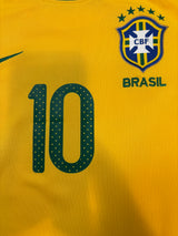 Authentic Ronaldinho #10 Brazil 2010-11 Home football