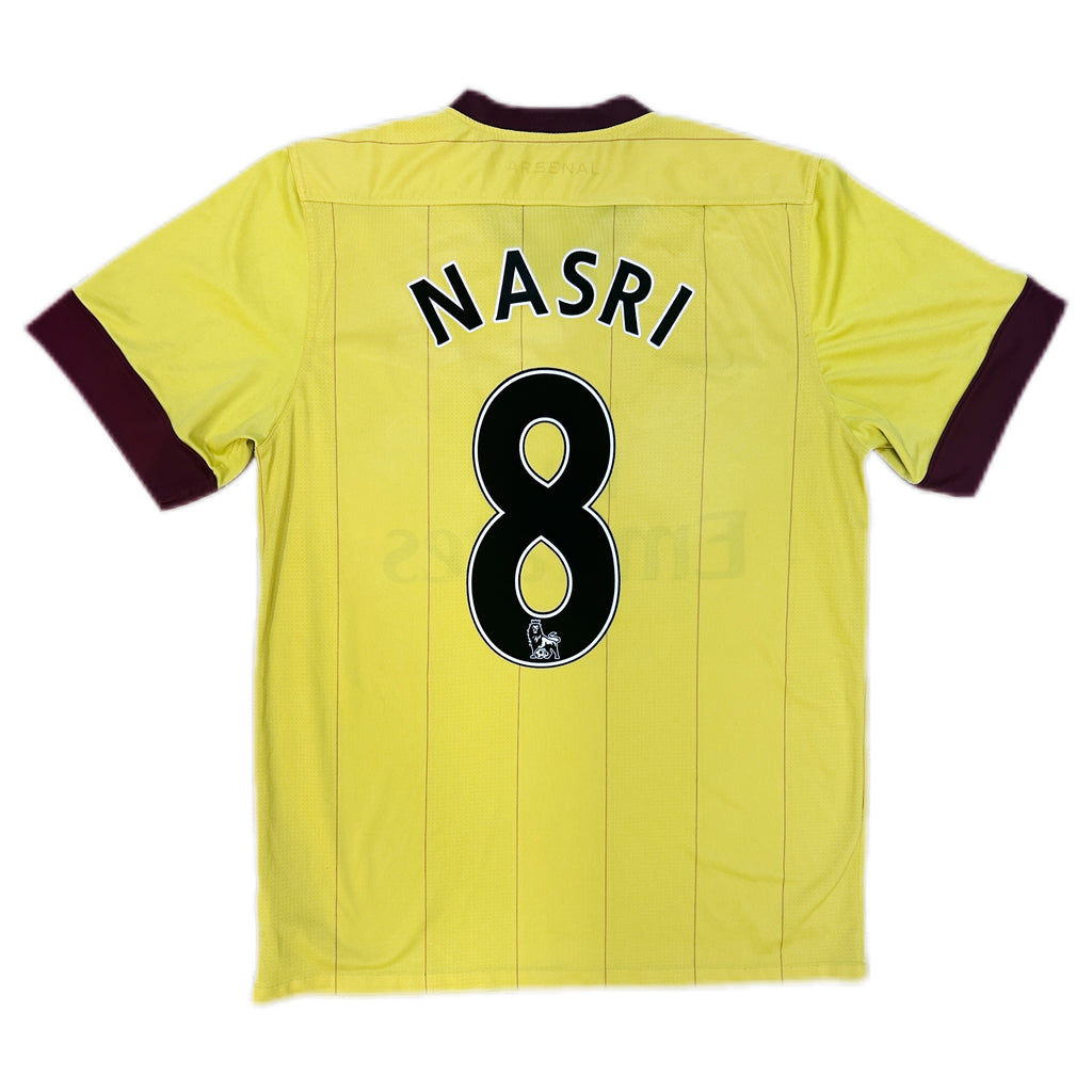 Authentic Nasri #8 Arsenal 2010-11 Away Football