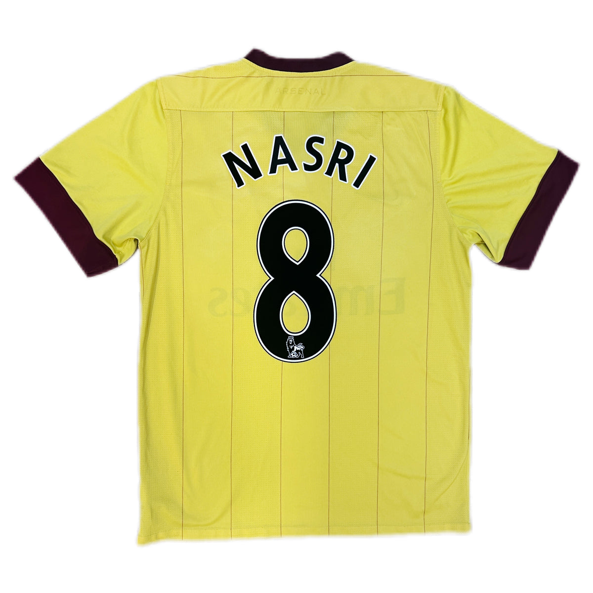 Authentic Nasri #8 Arsenal 2010-11 Away Football