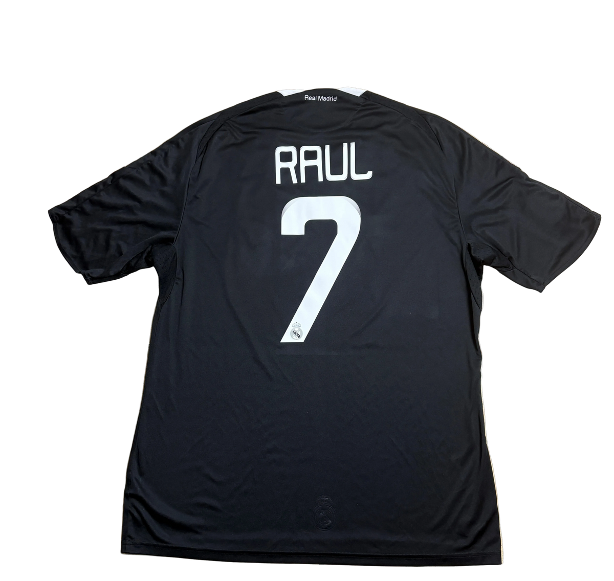 Authentic #7 Raul Real Madrid 2008/09 away Football