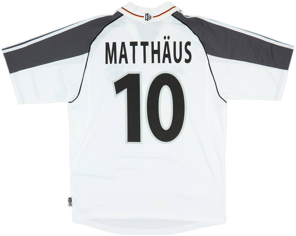 Authentic Matthäus #10 Germany 2000 Home Football