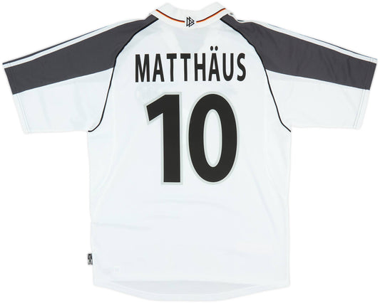 Authentic Matthäus #10 Germany 2000 Home Football