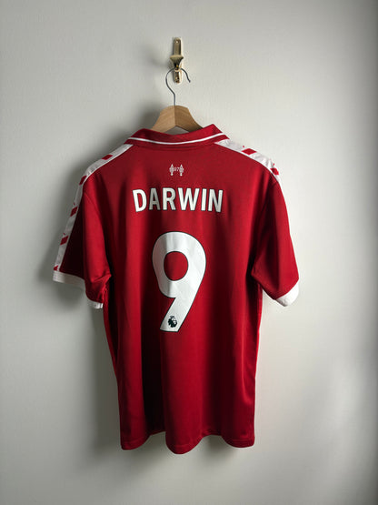 Vintage #9 Darwin 2024/25 home Liverpool x Converse Football Jersey