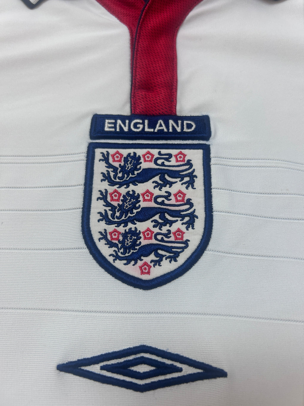 Authentic Beckham #7 England 2003-05 Home Football