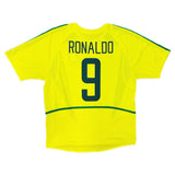 Authentic Ronaldo #9 Brazil 2002-04 Home Football