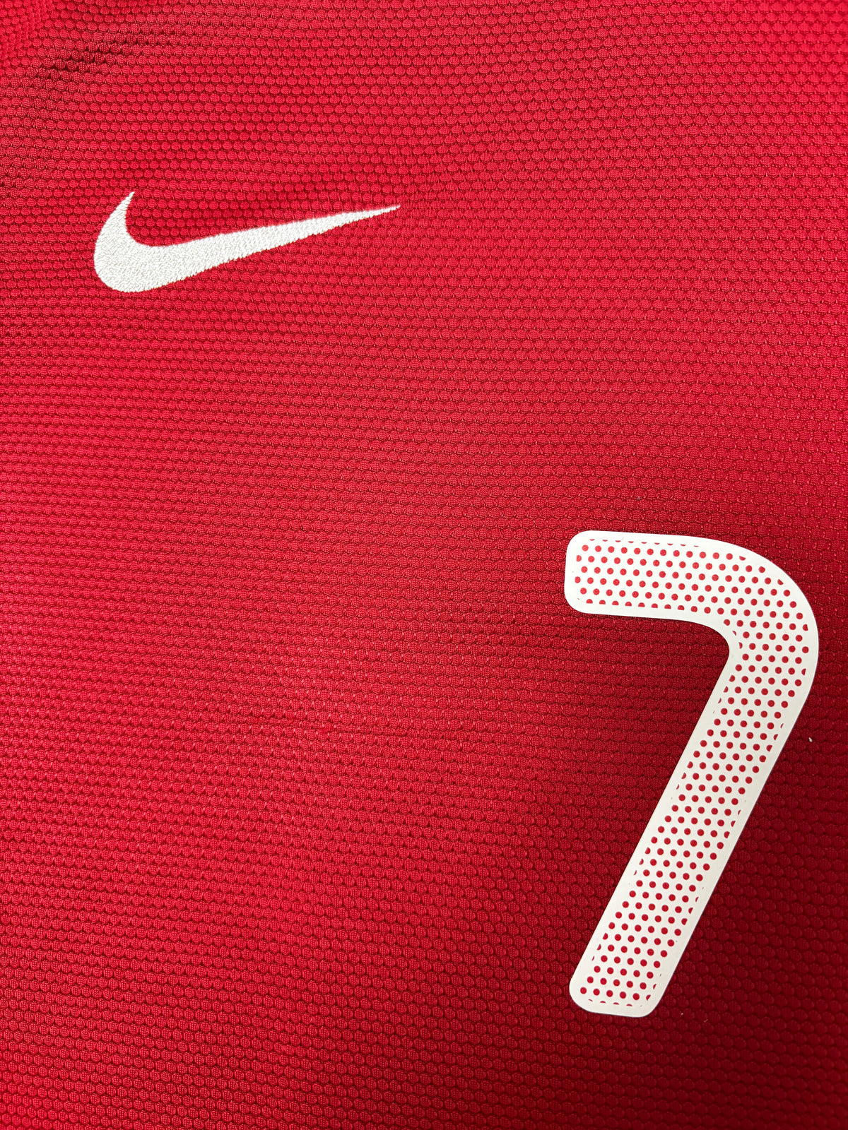 Authentic #7 Ronaldo 2012-13 Portugal Home Football
