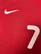Authentic #7 Ronaldo 2012-13 Portugal Home Football