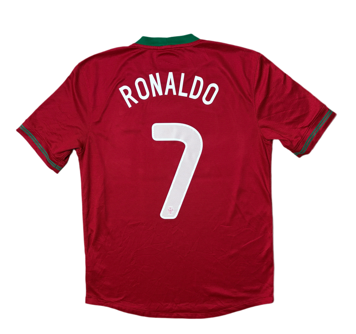 Authentic #7 Ronaldo 2012-13 Portugal Home Football
