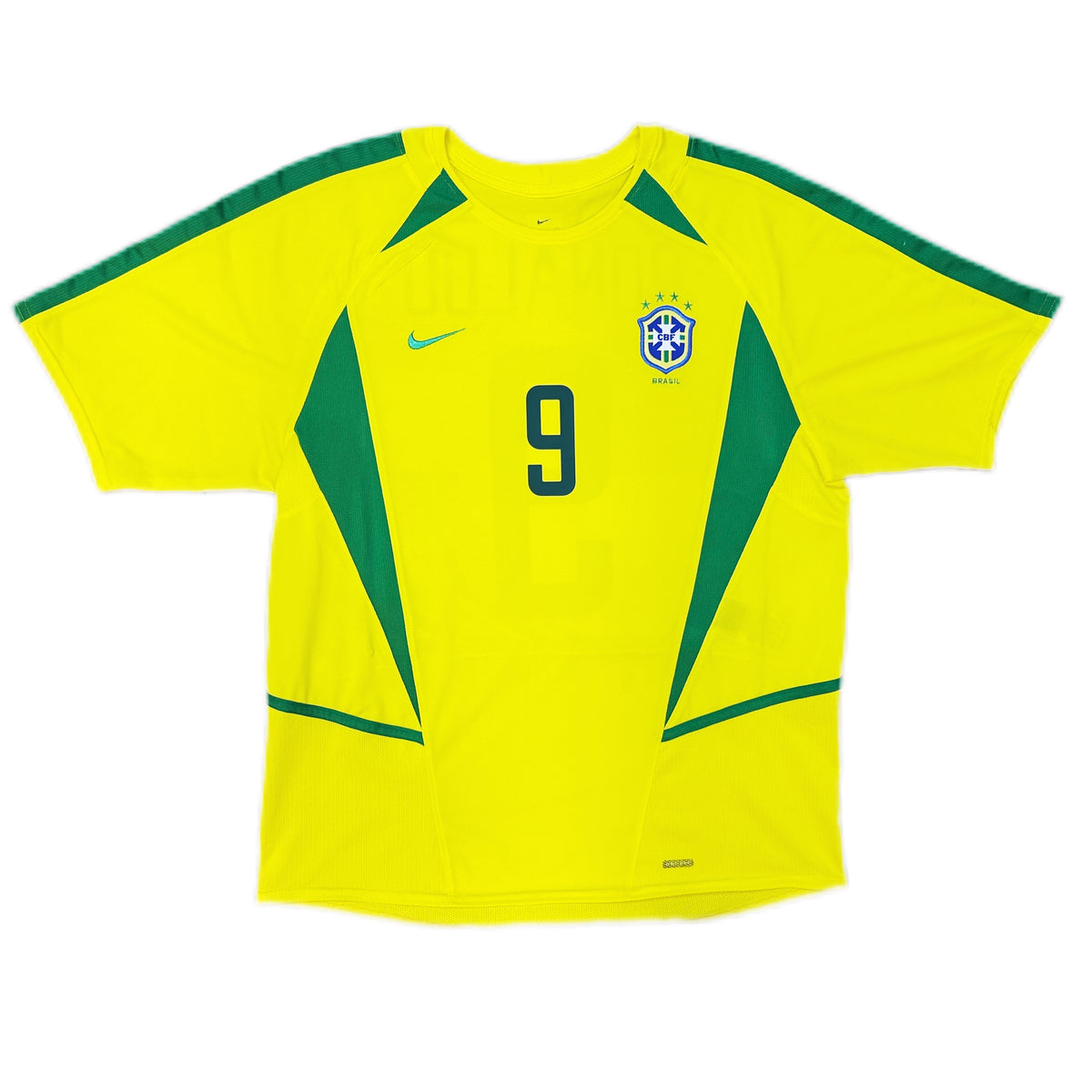 Authentic Ronaldo #9 Brazil 2002-04 Home Football