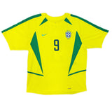 Authentic Ronaldo #9 Brazil 2002-04 Home Football